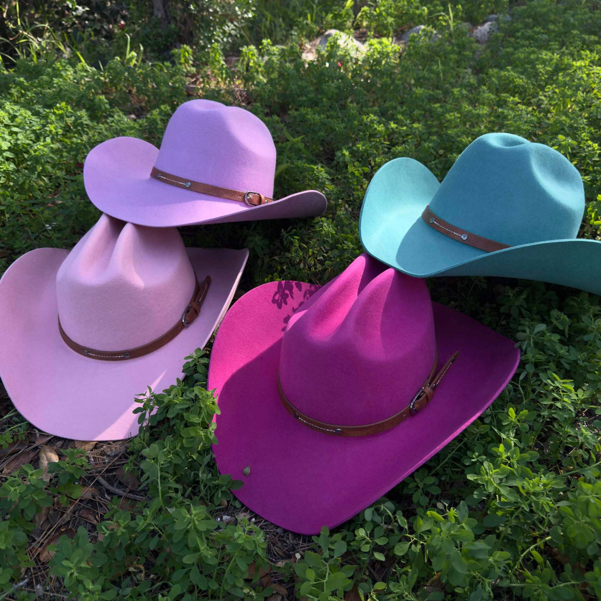 Premium Australian Wool Cowboy Hat with a Leather Belt