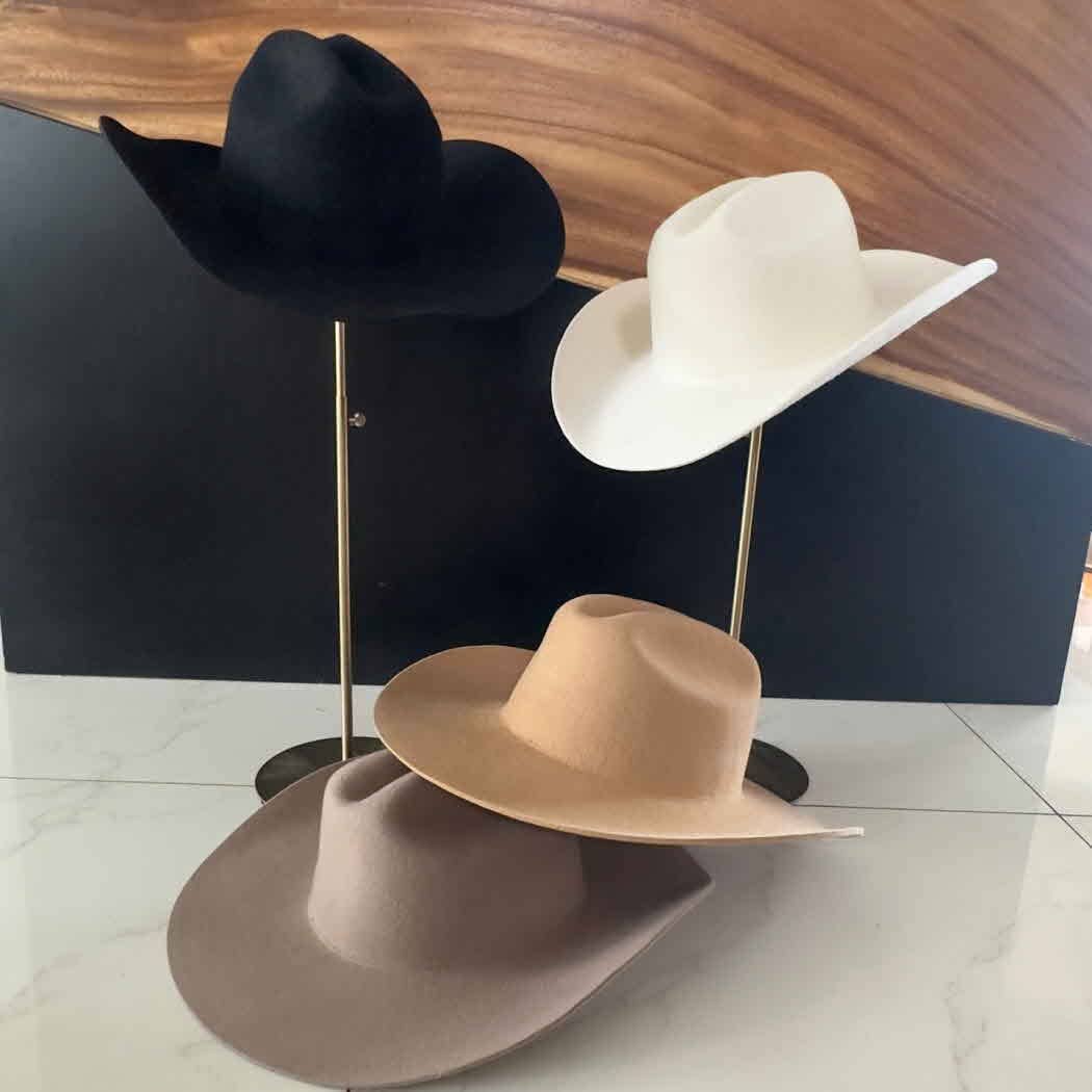 100% Australian Wool Cattleman Cowboy Hat – Shapeable Brim